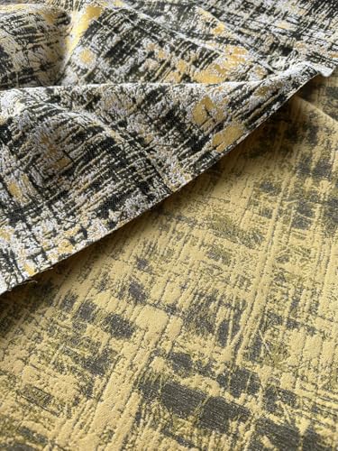 Linen Futon Cover with 3-Side Zipper, Twin Size, Yellow