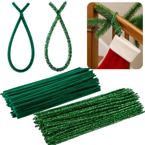 Green Glitter Fuzzy 11.8