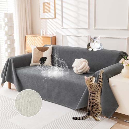 Waterproof Scratch-Resistant Pet Couch Cover - Anti-Slip Sofa Slipcover