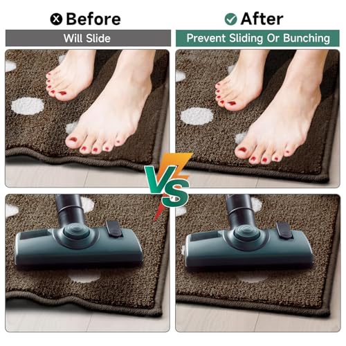 Non-Slip Rug Pad for Hardwood Floors - Extra Thick 5x7 Anti-Skid Mat