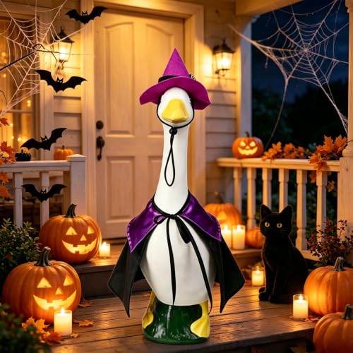 Holiday Goose Costume Set for Outdoor Decor - 10 Seasonal Outfits for 23-inch Lawn Geese