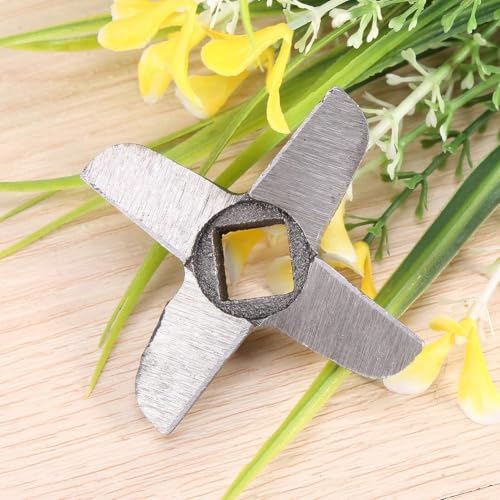 Stainless Steel Meat Grinder Blade - Size 10 Cross-Shaped Mincer Cutter