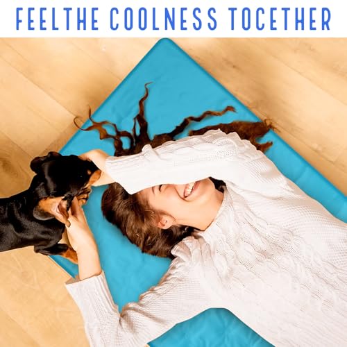 Cooling Mattress Pad, 48x28 Inch Gel Bed Mat for Hot Sleepers