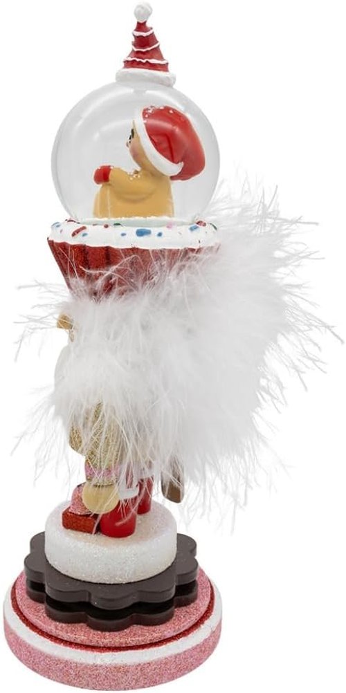 Kurt Adler Gingerbread Water Globe Nutcracker - Festive Holiday Decor | 6-Inch
