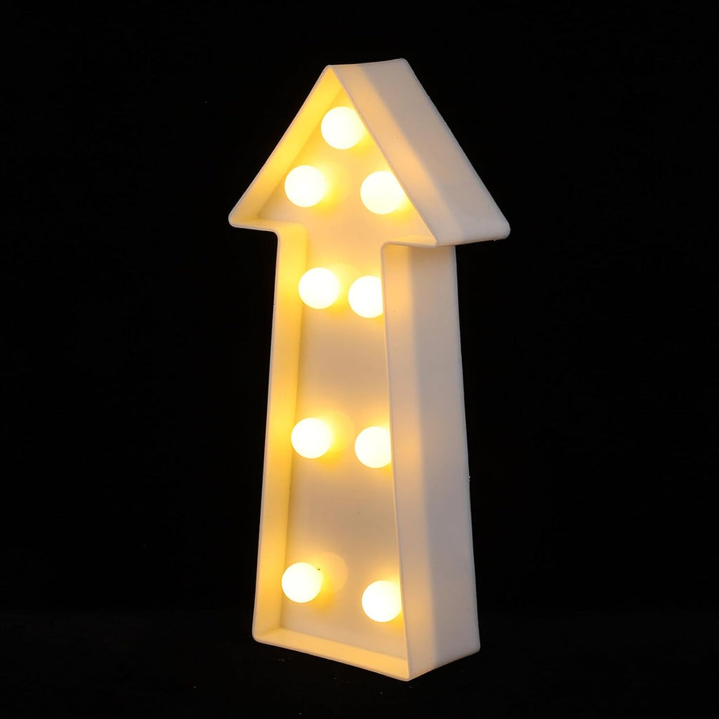 Uonlytech LED Arrow Night Light - Battery Operated 3D Sign for Kids' Bedroom Decor | 8.9 x 3.9 x 1.9 Inches