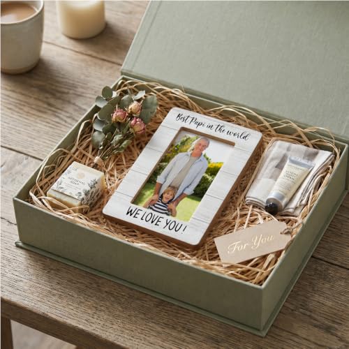 Papi Gifts Grandpa Picture Frame 4x6 for Desk Table Room - Gitzau
