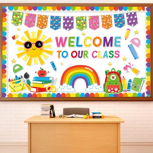 Welcome to Our Class Bulletin Board Decoration Set - Laminated Classroom Decor