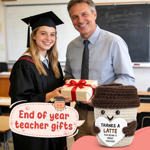 Teacher Thanks A Latte Coffee Gift - Appreciation Gift for Women Men from Students