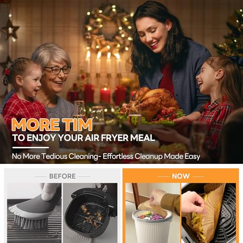 130 Pcs Disposable Air Fryer Liners for 1-3 Quart Mini Fryers