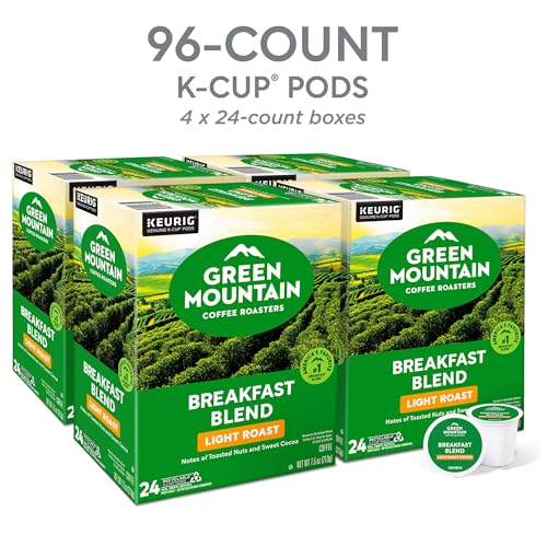 Green Mountain Coffee Roasters Breakfast Blend K-Cup Pods 96 Count
