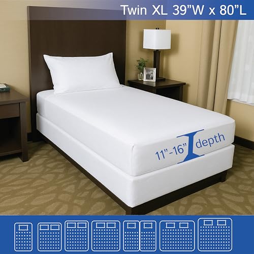 Four Seasons Essentials Twin XL Waterproof Zippered Mattress Encasement