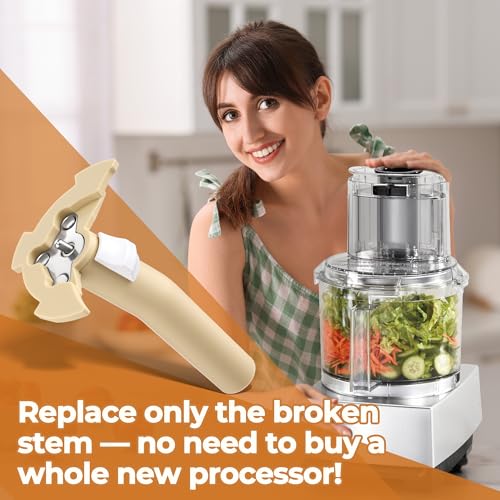 Detachable Stem Replacement for 11-Cup Food Processor, Reinforced Plastic