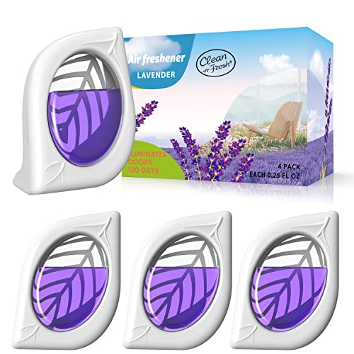 Lavender Air Freshener & Odor Eliminator for Home & Closets - 4 Pack
