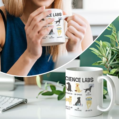 Funny Dog Labrador Coffee Mug 11oz - Cute Science Labs Animal Gift