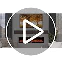Westinghouse 60 Inch Electric Fireplace Heater Wall Mount Recessed