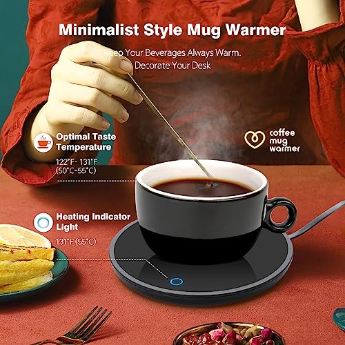Lesipee Smart Coffee Mug Warmer with Auto Sensor - Desk Beverage Heater