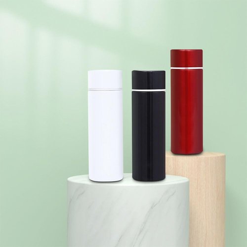 Stainless Steel Water Bottle, 5 Oz Small Insulated Water Bottle, Cute Skinny Water Bottle, Portable Mini Slim Flask for Coffee Tea Drinks in the Office Outdoor, Red, 150ml