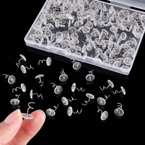200 Clear Upholstery Pins for Bed Skirts & Furniture Covers