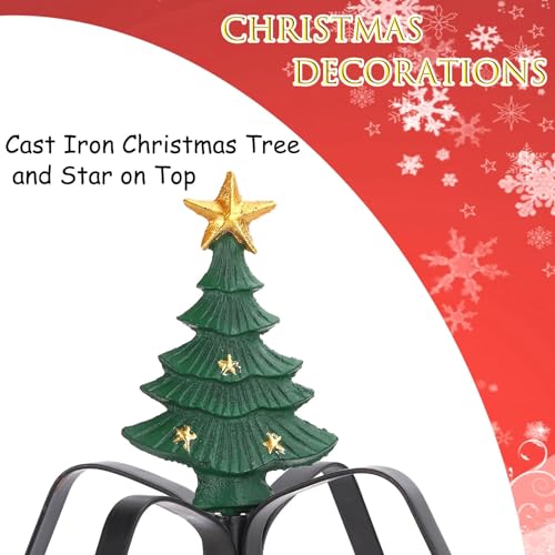 Christmas Stocking Holder Stand for Floor Metal 55“H with 8 Hooks