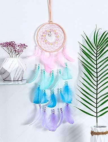 Handmade Dream Catcher Wall Decor with LED Lights