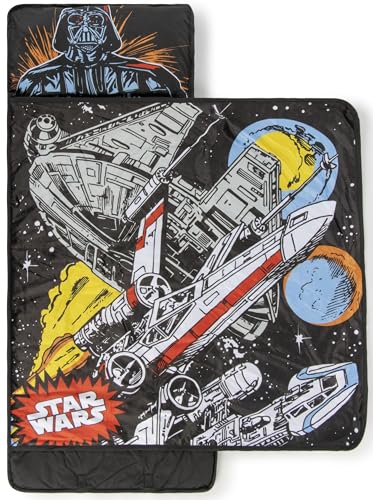Kids Nap Mat with Pillow & Blanket - Toddler Sleep Bag 46x20 Inches