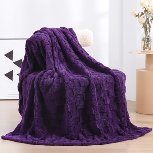 Super Soft Plush Microfiber Fleece Throw Blanket for Couch & Bed