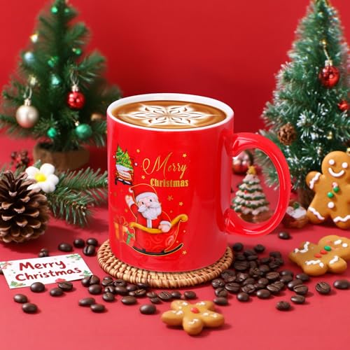 Zeoshow Blue Christmas Gift Set for Men Women Holiday Gift Box with Mug Towel Candle & More