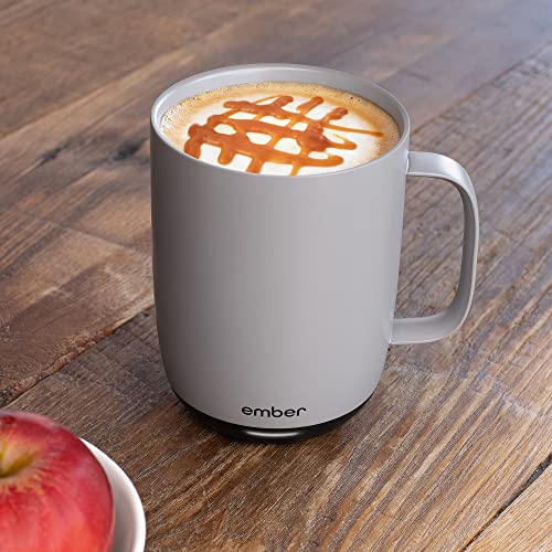 Ember Temperature Control Smart Mug 2 Gray 14oz App-Controlled Heated Coffee Mug