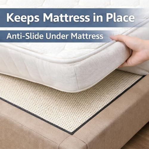 Non-Slip Mattress Pad - Custom Cut Anti-Slide Gripper for Stability
