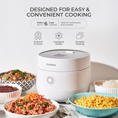 Micom Fuzzy Logic Electric Rice Cooker, 6-Cup Cooked Capacity, Nonstick
