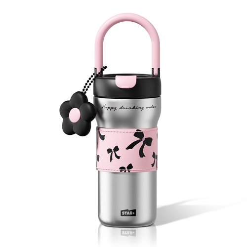 SDGA+ 24 oz Travel Coffee Mug with Lid, Stainless Steel Tumbler, Insulated Portable Water Bottle Fits In Cup Holder Resuable Coffee Cup for Women, Sliver