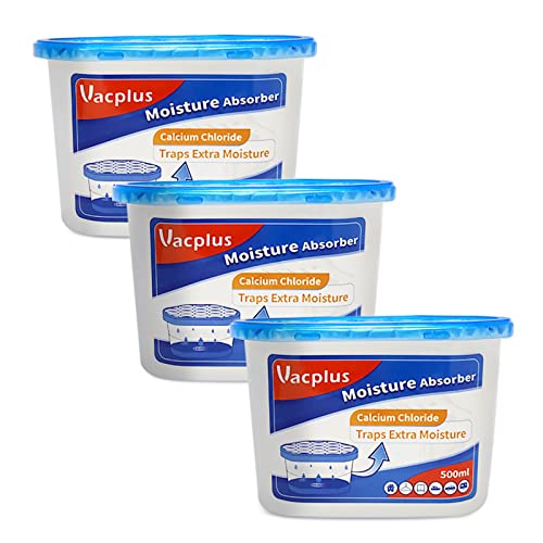 Moisture Absorber Boxes 3-Pack Fragrance Free Dehumidifier