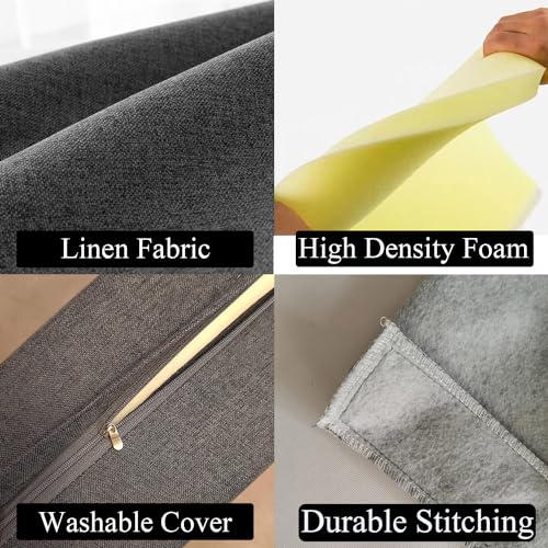 Bed Gap Filler for Headboard, Memory Foam Mattress Extender with Washable Cover
