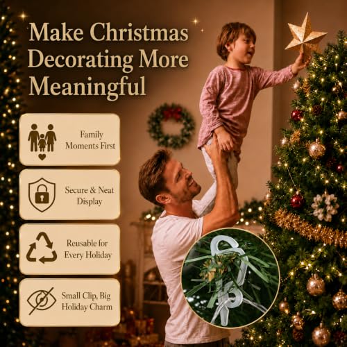 120 Pcs Outdoor Gutter Hooks for Christmas String Lights, Weatherproof Clips