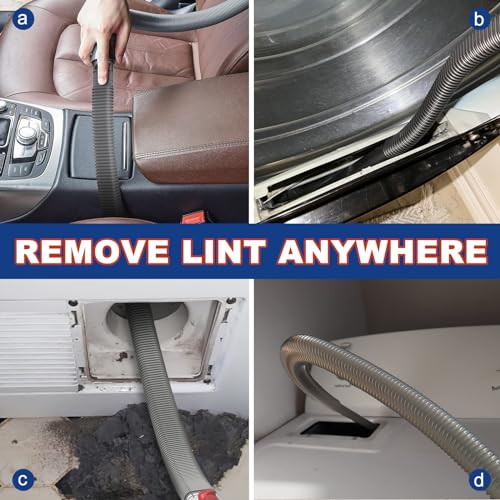 Dryer Vent Cleaner Vacuum Attachment Kit for Cordless Vacuums