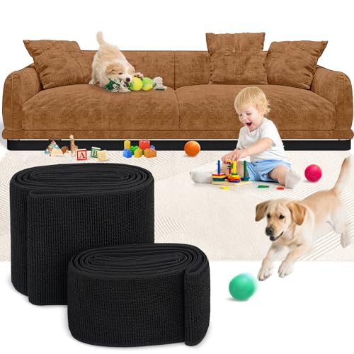 Under Couch and Bed Blocker for Toys, Adjustable Gap Guard - 3" x 132"