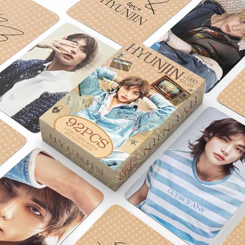 60pcs K-Pop Photocard Set with 32pcs Mini Stickers, 3.5 x 2.5 Inch