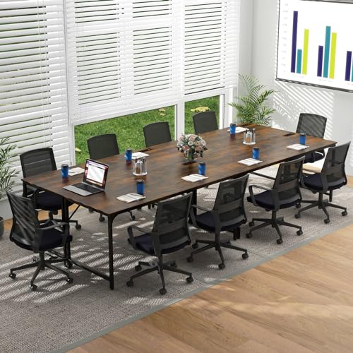 60-Inch Conference Table with Charging Station, Storage Bag and Hook