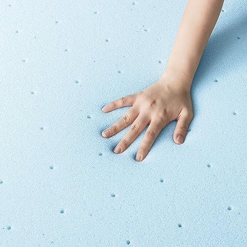 Best Price Mattress 3 Inch Ventilated Memory Foam Mattress Topper Twin XL