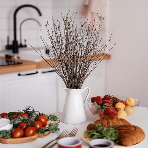 17-Inch Natural Birch Branches, Dried Twigs for Rustic Decor (30 Pack)
