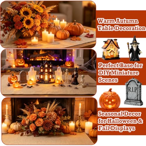 Burlap Halloween Village Base Mat - 2-Pack Jute Landscape Liner (19.7 x 47 in)