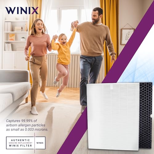 True HEPA Air Purifier Filter Replacement with Carbon Odor Control