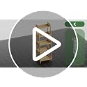 5-Tier Bamboo Ladder Bookcase, Freestanding Storage Shelf & Plant Stand