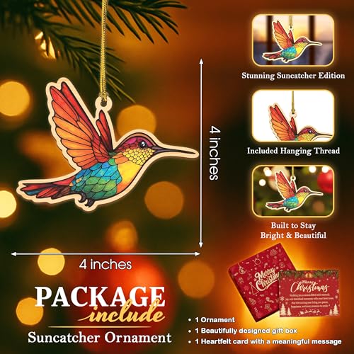 KATINAT Kat-kien-hummingbird Ornament Christmas Tree Ornament – Police Tribute Hero Holiday Décor