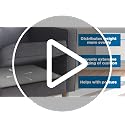 Sagging Chair Cushion Support Board (17x22 In) - Anti-Skid Wood Insert