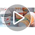 Peryiter 60 Pcs 9 oz Christmas Paper Coffee Cups with Lids Disposable