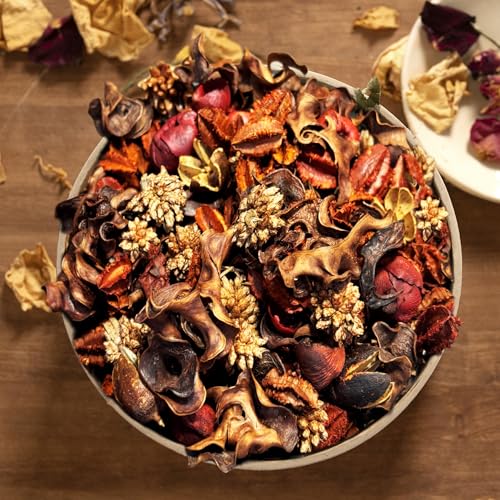 Pumpkin Spice Fall Potpourri with Cinnamon Sticks and Dried Botanicals