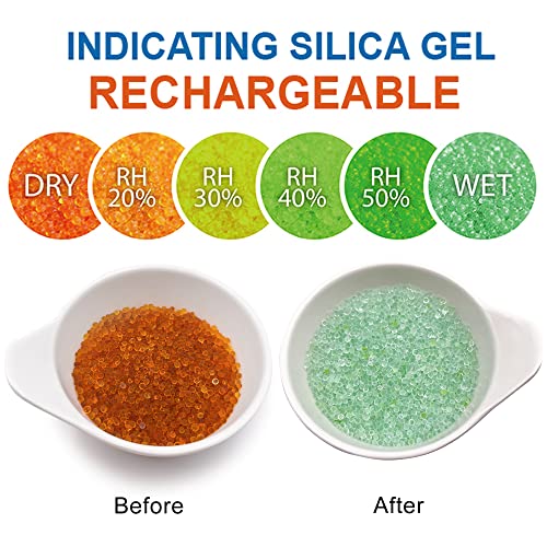 Silica Gel Desiccant Canisters 40g Moisture Absorber 2 Pack