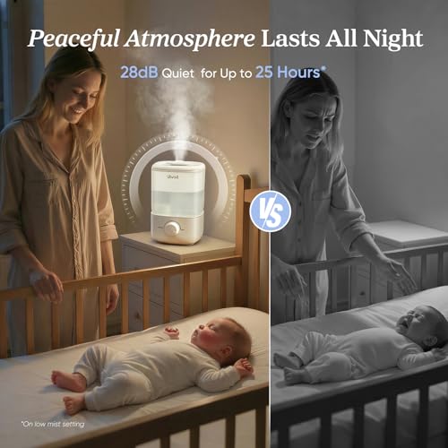 Levoit Top Fill Humidifier 2.5L Cool Mist for Bedroom and Nursery
