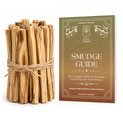 Organic Palo Santo Sticks for Smudging - 6-Pack High Resin Holy Wood